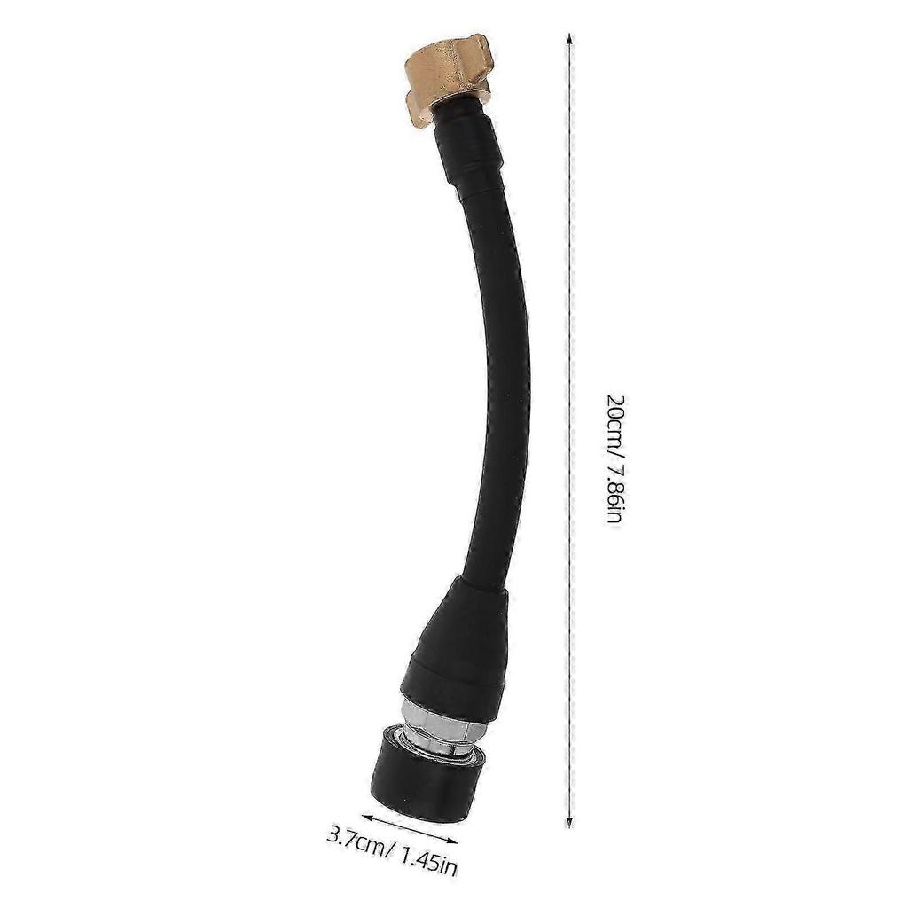 2026 Best!! Truck Hose Kit Air Intake Inlet Pipe for Truck Air Tanks Rubber Copper Alloy Versatile Application Quick Connector 1Set