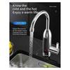 Electric Kitchen Water Heater Tap Instant   Stainless Steel Water Faucet Heater Cold Heating Faucet EU Plug,B
