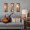Creative Simulation 3D Poppy Vase for Bedroom Living Room Home Beautification and Decoration Wall Stickers