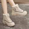 Fashion Winter Women's Shoes New High Top Casual Sneaker Platform Height Increasing Shoes for Women Plush Warm Cotton Shoe Zapatos Mujer