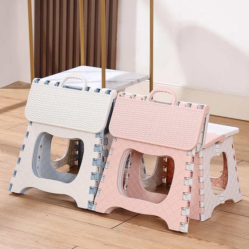 Portable Folding Stool - Compact, Lightweight, Thickened Plastic for Home, Outdoor, Picnic, and Fishing