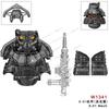MOC Anime Series Military Mini Action Figures Armor Soldiers Weapons Accessories Building Blocks Models Bricks DIY Toys Gifts