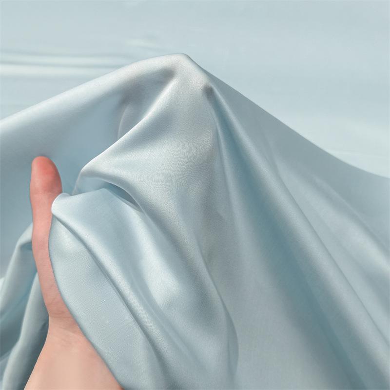 

Solid Color Ice Silk Bed Sheet Set - Summer Cooling, Double/Single, Three-Piece, 2025 Edition Single Sheet 1.2*2.3m