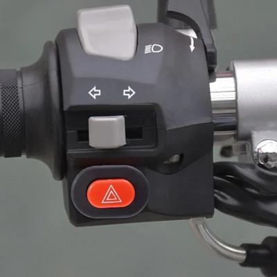 Hazard Light Motorcycle Switch Double Flashing Warning Flasher Emergency Signal Wires for Motorcycle E-scooter Electric Vehicles