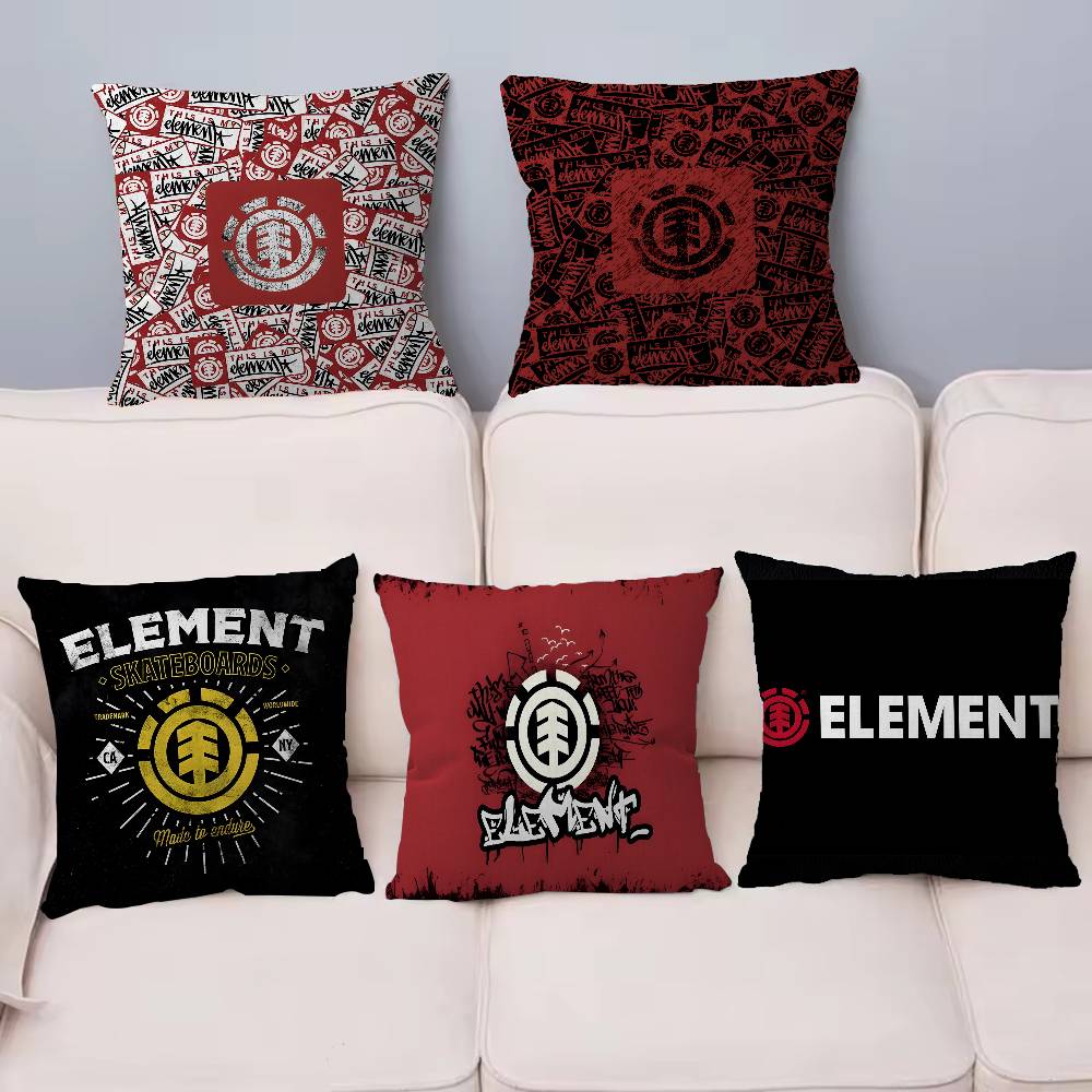 Skateboard Brand E-Element S-Skateboards Personalized Pillow Dust Cover Bedroom Kids Party Decoration Pillowcase Children Gift