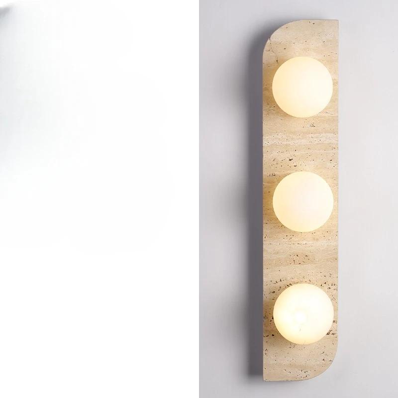 Natural Stone Wall Lamp Art Decor Sconce For Foyer Dining Room Bedroom Stairs Aisle Corridor Atmosphere Lighting Fixtures