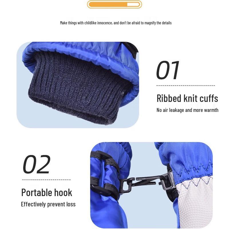 Kids' Winter Ski Touchscreen Gloves