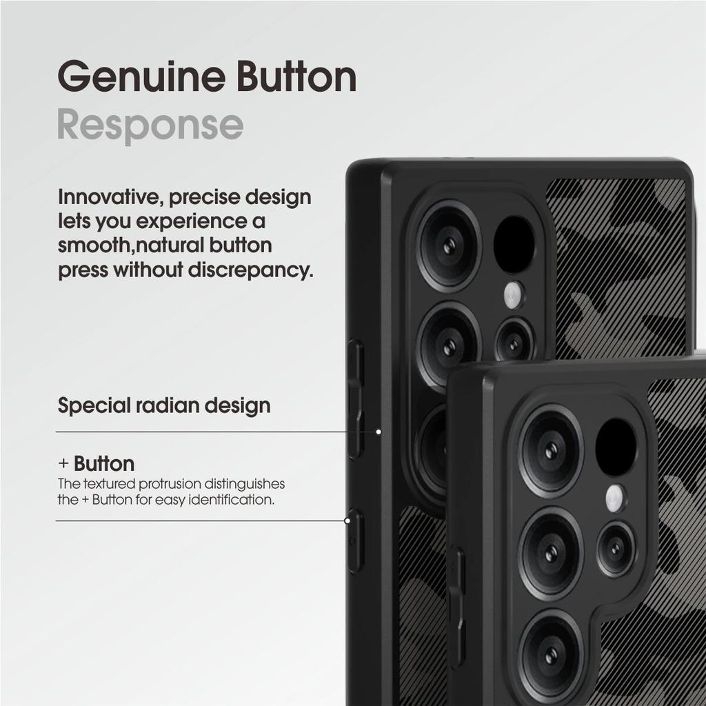 (Comes with Wrist strap)IBMRS for Samsung Galaxy S24 Ultra Case,Frosted Transparent Shockproof Protection Case