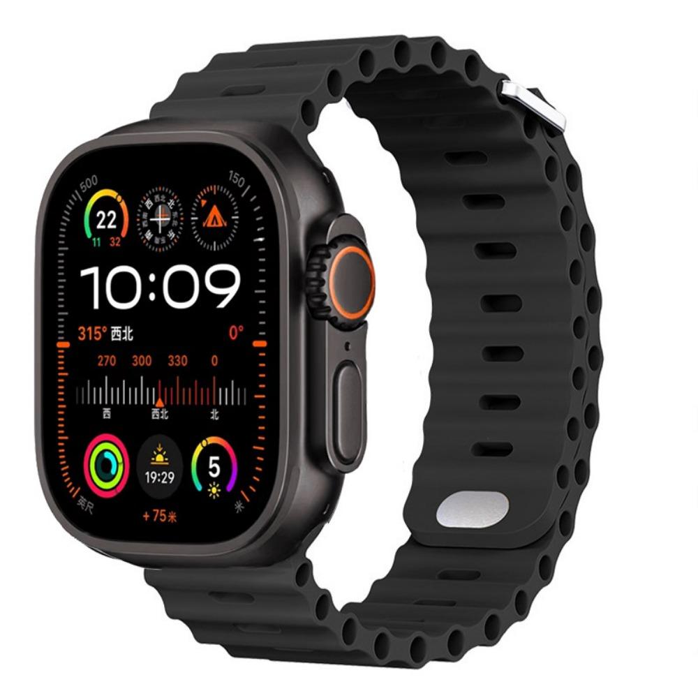 Ozean-Silikonarmband für Apple Watch Ultra 3/2 49mm Serie 11/10 46mm 42mm 9 8 7 45mm 41mm Armband iWatch 6 5 SE 44 40mm Armband