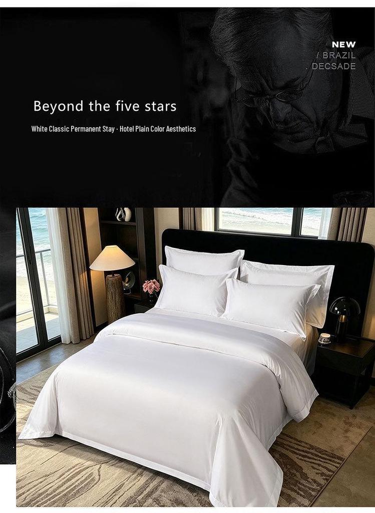 Hotel Quality Single Duvet Cover 4-Piece Set - Ideal for B&B or Guesthouse