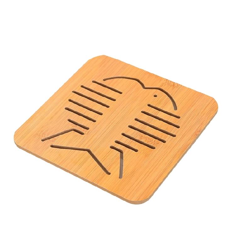 Wooden Material Cup Coasters Placemats Heat Resistant Drink Mat Table Decoration