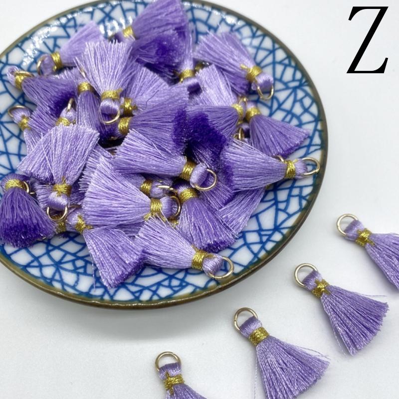 100-10pcs Polyester Trim Fringe Tassel Sewing Curtains Accessories DIY Keychain Cellphone Straps Pendant Tassels Jewelry Making