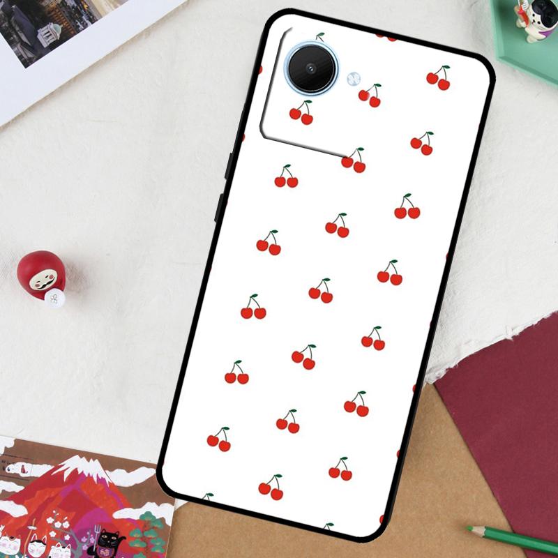 Kirschfrucht Süße Collage Für Realme GT 7 Pro GT 6 5 6T 10 11 12 13 14 Pro Plus C61 C53 C51 C21Y C25S C75 C55 C67 Hülle