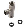 Coated Bidet T Adapter Brass 3 Way Splitter Tee Connector  Bidet