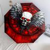 1PC Skull  Automatic Umbrella - Suitable Travel Outdoor Portable Umbrella Birthday Gift Daily Essentials
