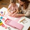Pottery Anti-stick Tools Cornstarch Tapper Box for Polymer Clay, Powder Container with Clay Tool Case Removable Filter & Brush, Cutter Crafting