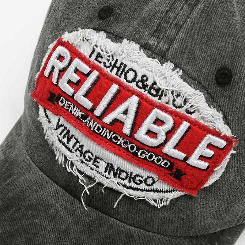 European and American Style Fashion Washed Old Letter Embroidery Cap Trendy Man Personality Street Women Visor Baseball Hat