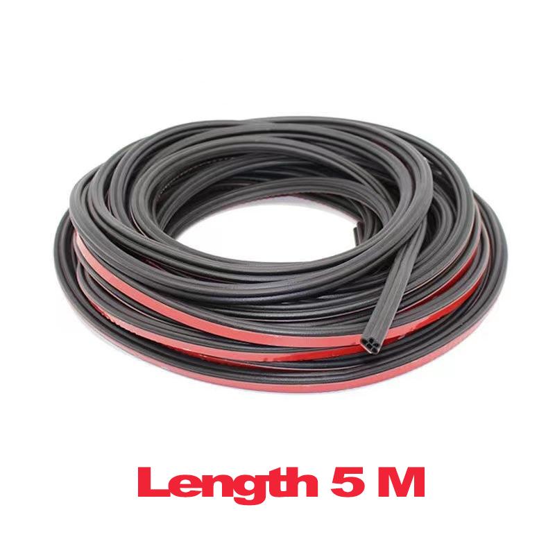 

Уплотнительная лента для автомобильной двери Двухслойная Автомобильная уплотнительная резиновая лента для багажника 5 м/8 м/10 м Шумоизоляционный герметик Звукоизоляционные уплотнительные ленты