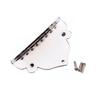Metal Material Mandolin Tailpiece Silver Mandolin Bridge Replacement  For Mandolin Instrument