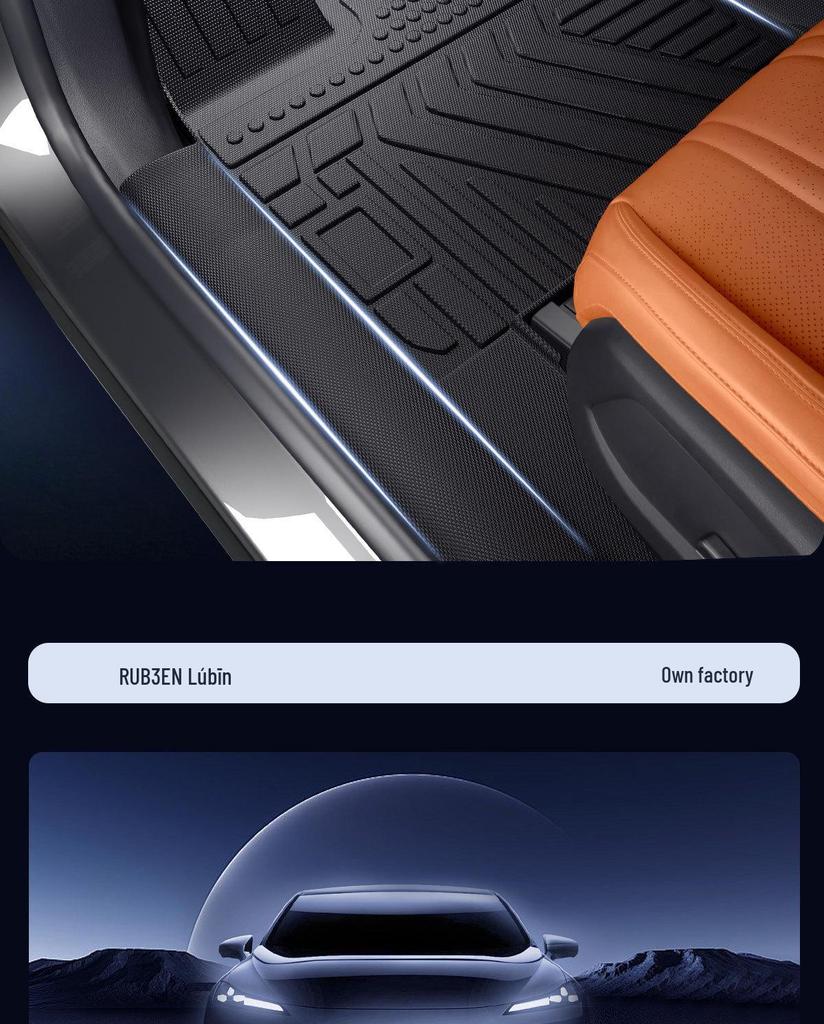Customized TPE Floor Mats for Changan Qiyuan Q07/A07/A05/Q05 Door Sills