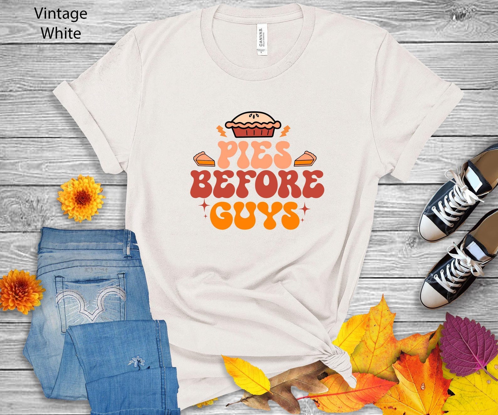 Pie Before Guys T-Shirt | Thanksgiving Fall Tee 3XL