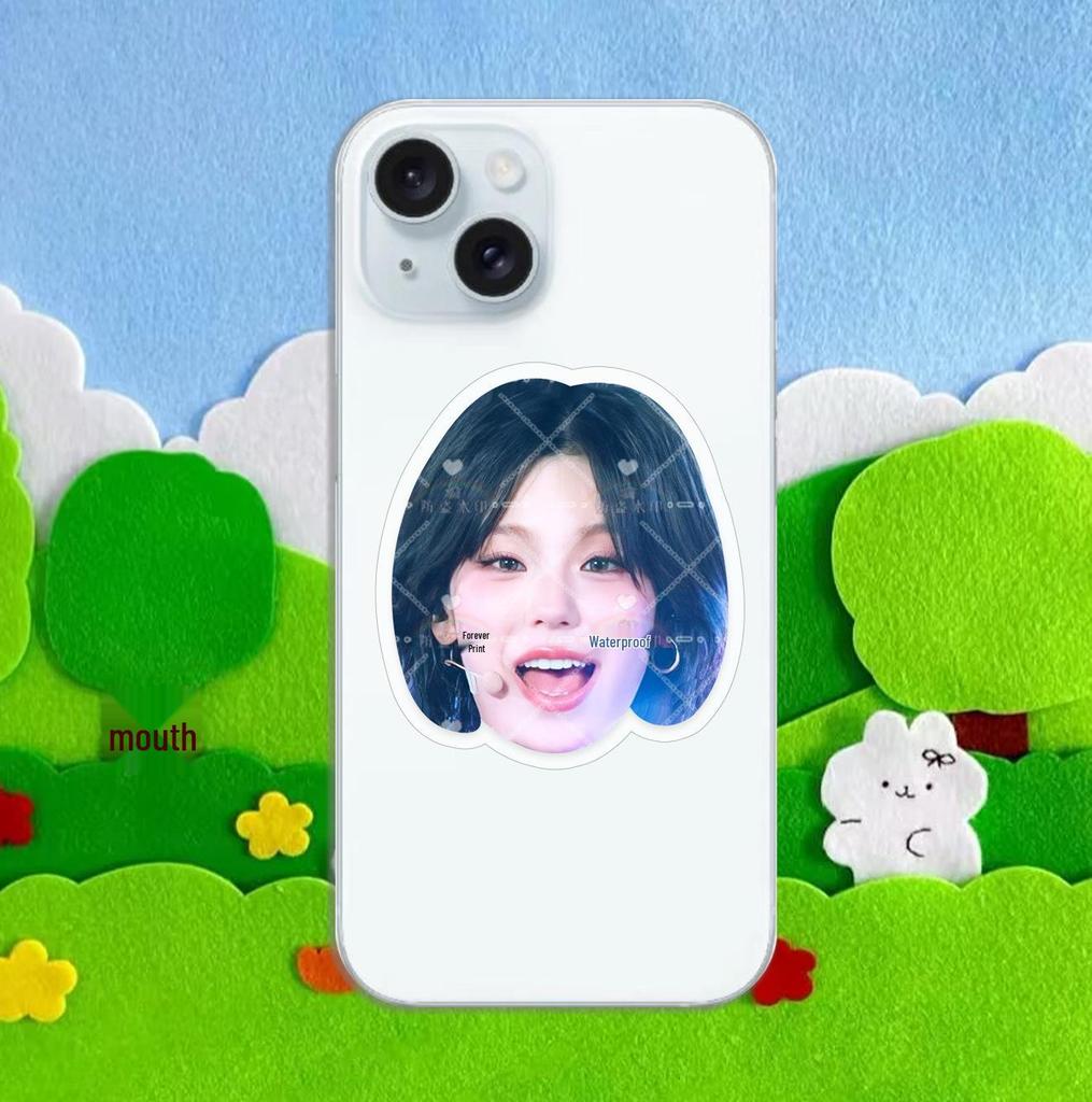 ITZY Yeji Acrylic Phone Grip Stand - DIY Avatar Logo Merchandise