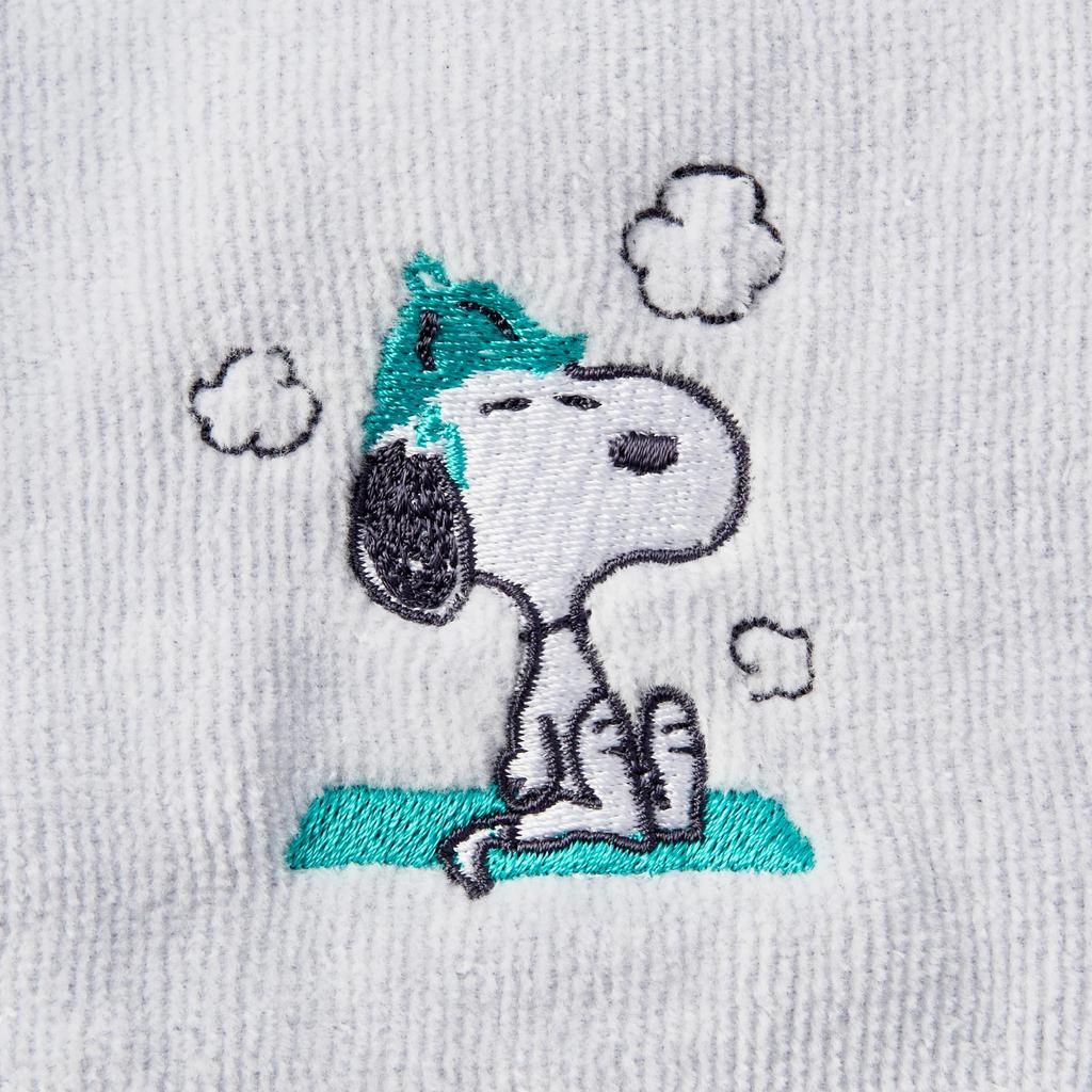 Nishikawa Snoopy Sauna Klobouk vyrobený v Imabari 33X25cm omyvatelná bavlněná ručníková tkanina Jednobodová výšivka s smyčkou Tulipán Klobouk Sakai Vyrobeno v Japonsku