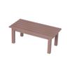 Miniature Dollhouse Rectangular Low Table Scene Model Accessories