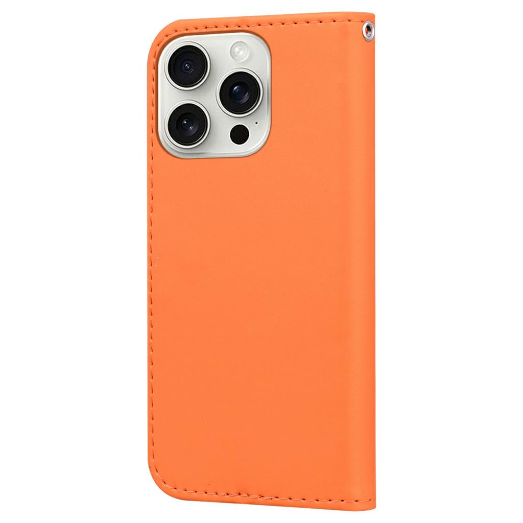 For iPhone 16 Pro Case Cartoon Pattern Wallet Leather Phone Cover