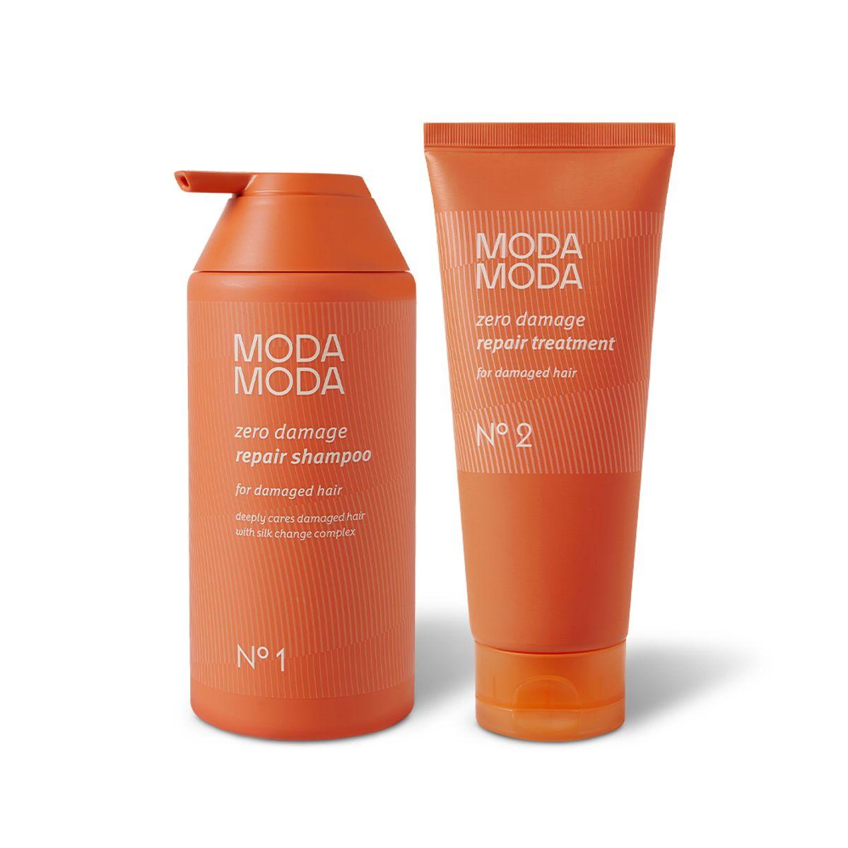Zero Damage Repair Shampoo 500g + Repair Treatment 200g