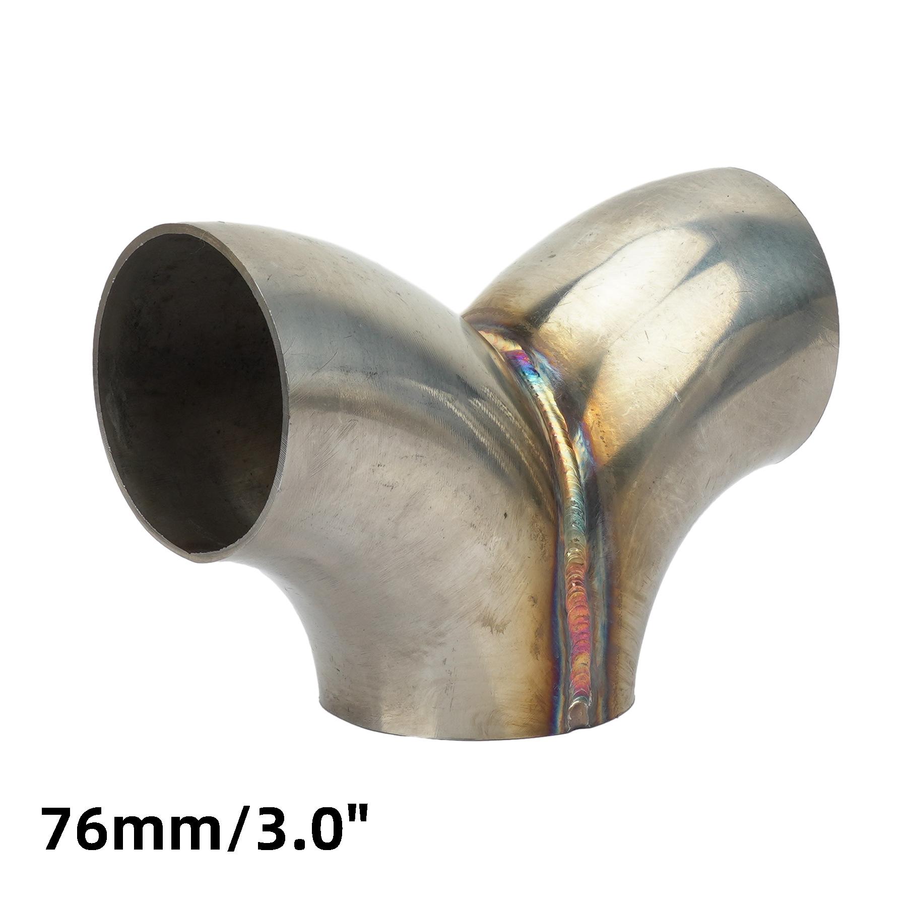 Universal Car Exhaust Y Shape Connector