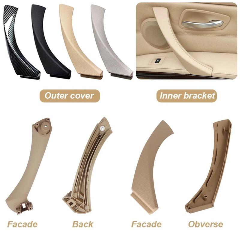 For BMW E90 E91 For BMW 3-Series Car Inner Door Handle Panel Sedan Pull Trim Cover 51417230850 51419150335 51419150340