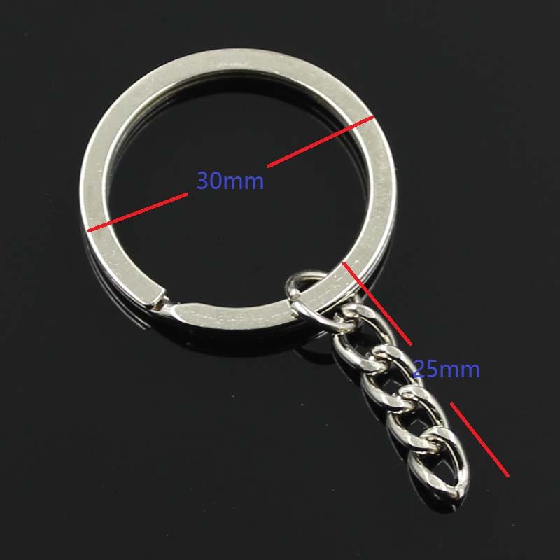 Fashion Keychain 43x24mm Viking Axe Bronze Silver Color Pendants DIY Men Jewelry Car Key Chain Ring Holder Souvenir For Gift