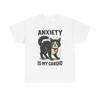 Angst ist mein Cardio Grafik T-Shirt Herren Damen T-Shirts Top Baumwoll-T-Shirt