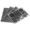 Flat Plastic Emboss Template Plastic DIY Embossing Tool Paper Embossing Plate  Handmade Paper Craft