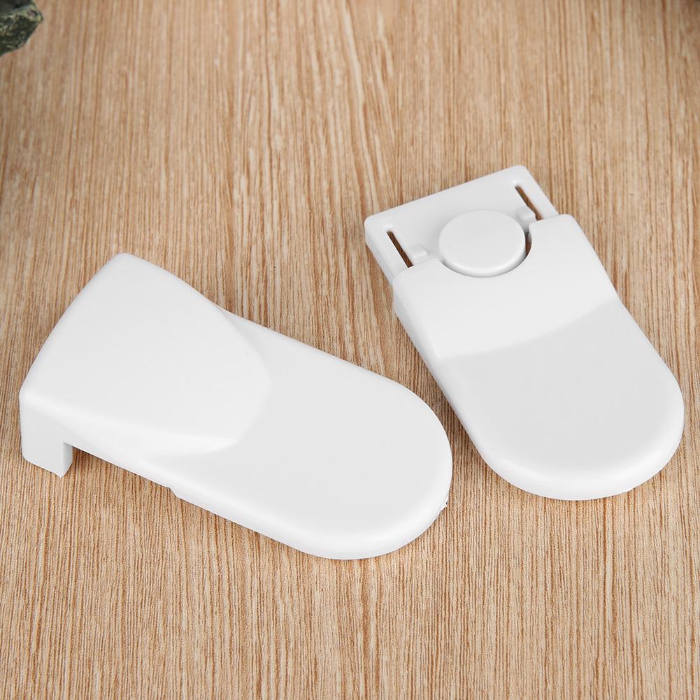 

Baby Safety Lock Kids Security Lock for Cabinet Drawer Fridge Washing Machine (White) белый