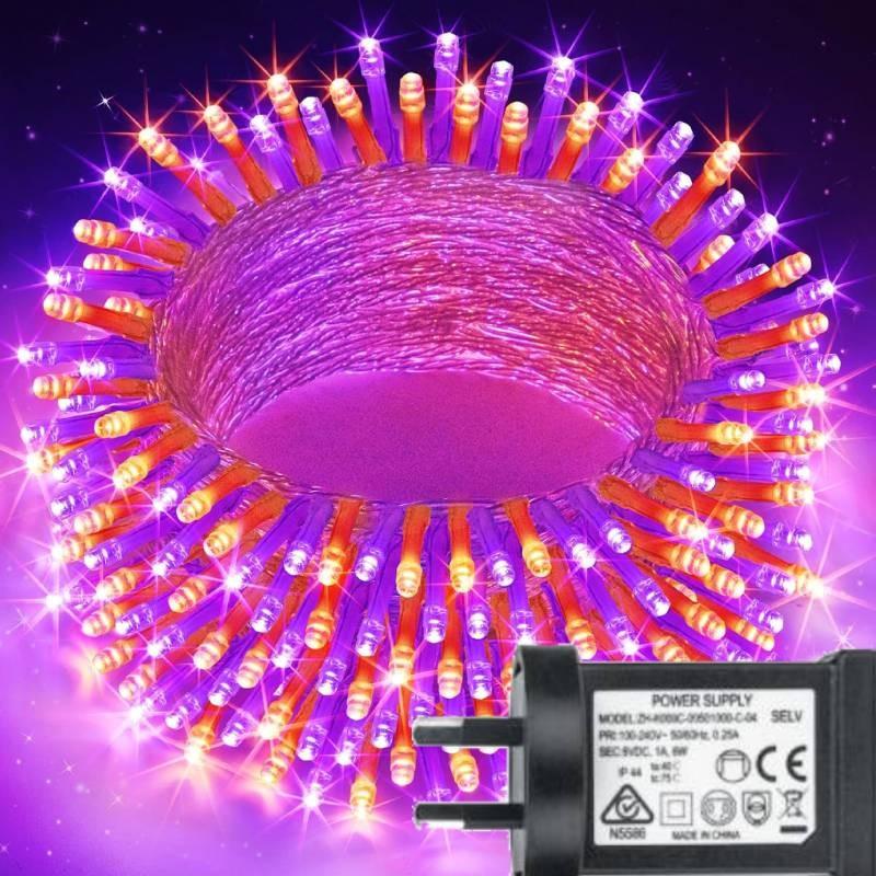 Led 200 20m With 8 Lighting Modes Halloween Decoration Hanging String Light