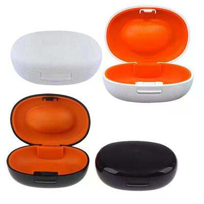 Étui rigide pour appareil auditif portable, boîte de rangement protectrice étanche pour appareil auditif, noir, pour les voyages en extérieur, étui de transport pour appareil auditif