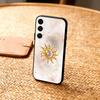 Gilded Sun and Moon Phone Case For Samsung  A73,72,71,A52,51,40,41,A22,A32,31,A13, Soft Black Shell