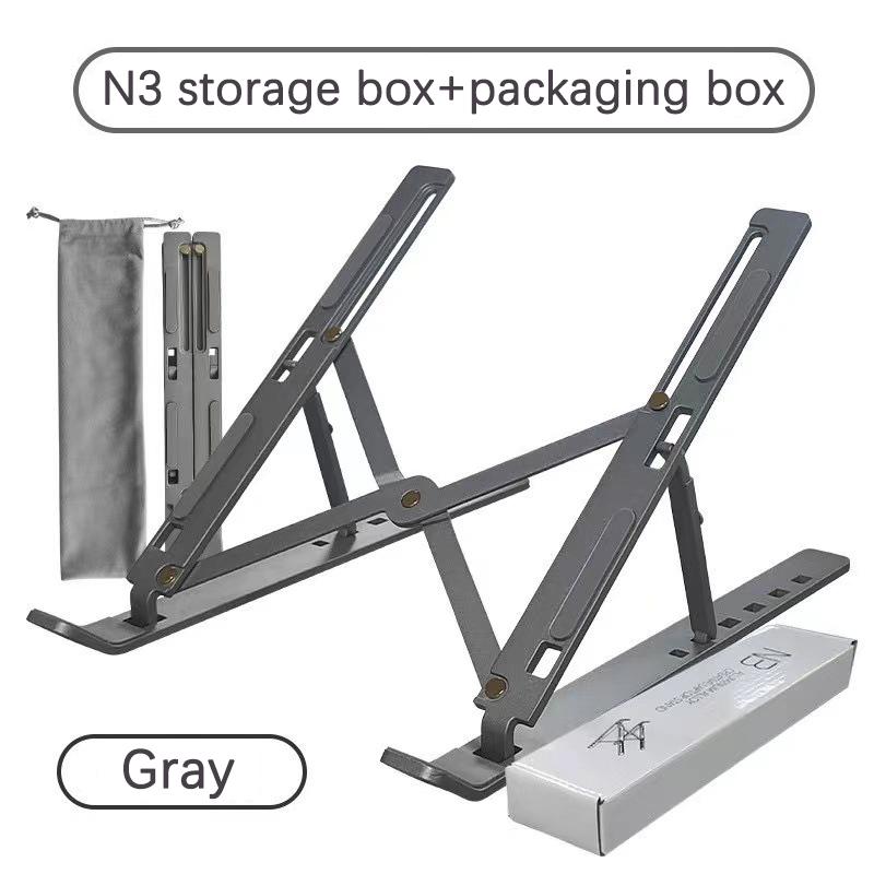 Portable Laptop Stand Aluminum  Notebook Laptop Lifting Bracket Support Macbook Air Pro Holder Accessories Foldable Lap Top Base