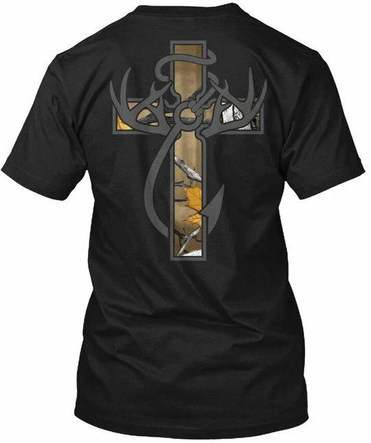 

Hunting Faith And Fishing Camo T shirt 4XL