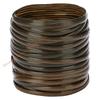 85AD Weidenkorb Reparatur Flaches Glattes Synthetisches Rattan Zubehör Brauner Verlauf für Terrassenmöbel Sofa Gartenkorb Flechten