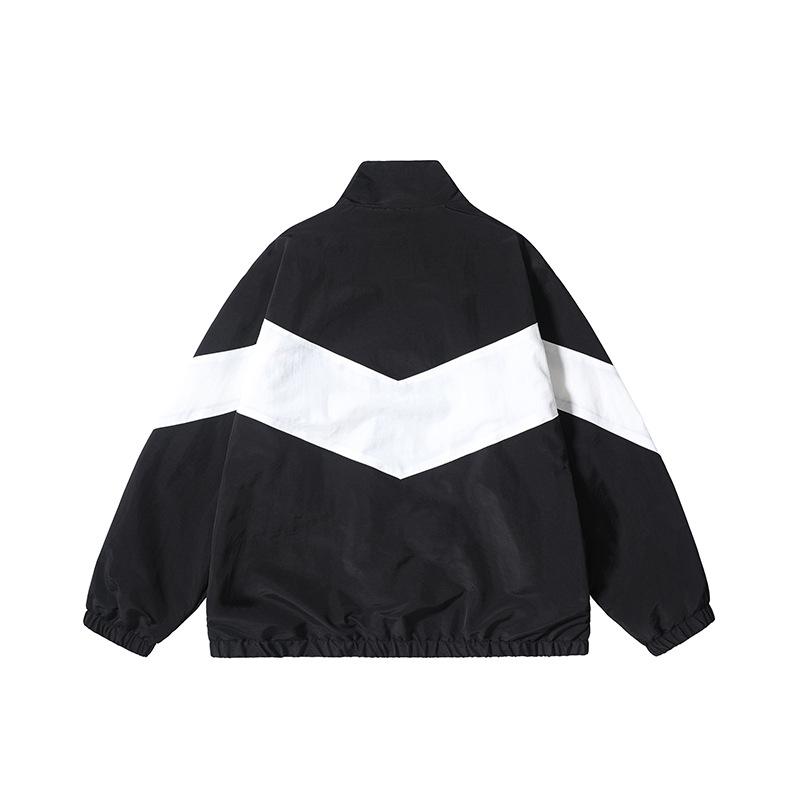 Giacca da uomo giacca da uomo sottile splicing abbinamento colori primavera e autunno giacca da uomo larga casual top per giovani maniche lunghe da uomo