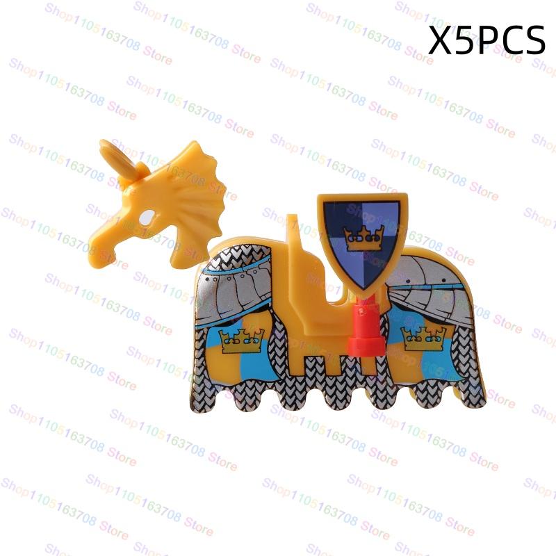 High-Quality Moc High-Quality Medeival High-Quality Knights High-Quality Figures High-Quality Horse High-Quality Saddle High-Quality Mount