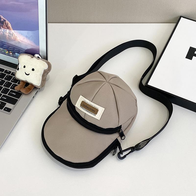 Trendy Cool Fashion Personalized Hat Bag Women's Mobile Phone Accessories Shoulder Bag 2025 New Oblique Span Bag
