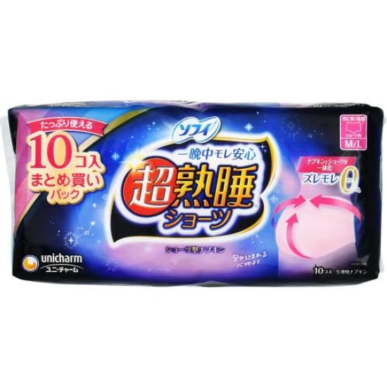 

Unicharm Sofy Deep Sleep 10 штук Шорты, M-L,