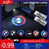 LHNJF1 Car Sticker 2Pcs Led Laser Projector Car Door Welcome Light for BMW 50th M E84 E87 X5 E70 F25 E90 E91 F01 F02 E60 E61 F10 F1