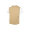 Puma Letter Logo Print Spliced Casual Breathable Round Neck Short Sleeve T-Shirt American Retro Men Tops Khaki 682184-83