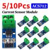5/10Pcs 5A/20A/30A ACS712 Current Sensor Module Detector Range Hall Effect Current Sensor Module Range Current Sensor Board