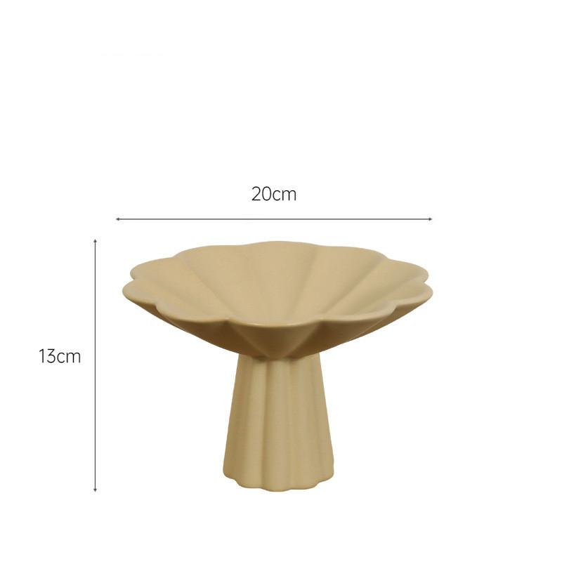 

Высокая фруктовая тарелка креативная керамическая тарелка для закусок ключ к гостиной конфеты димсам хранение мебель домашний декор посуда